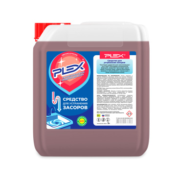 Средство для устранения засоров PLEX 5л