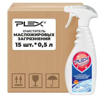Очиститель масложировых загрязнений PLEX 500мл*15шт
