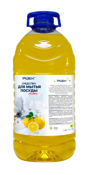 Средство для мытья посуды с ароматом Лимона PLEX 5л  ПЭТ