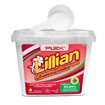 Порошок для стирки PLEX LILLIAN HYGIENE PLUS 1 кг
