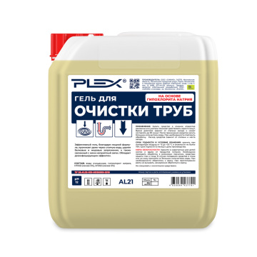 Гель для очистки труб PLEX 5 л