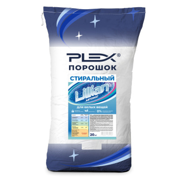 Стиральный порошок для белого белья PLEX LILLIAN 20 кг