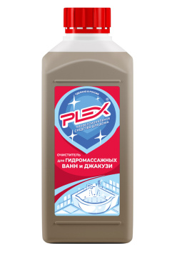 Очиститель для гидромассажных ванн и джакузи PLEX 1л*12шт