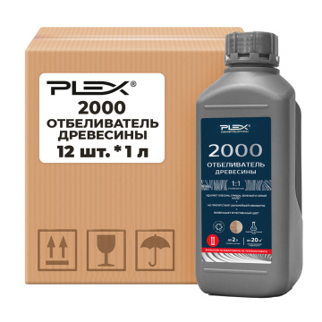 2000 Отбеливатель древесины PLEX 1л*12шт