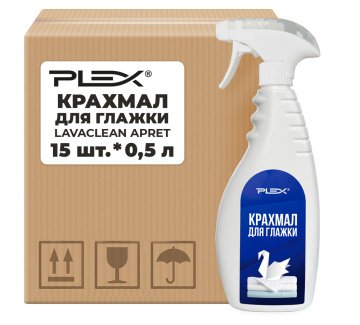 Крахмал для глажки PLEX LAVACLEAN APRET 500мл*15шт