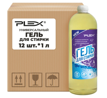 Универсальный гель для стирки PLEX 1 л x 12 шт