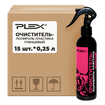 Очиститель - полироль пластика PLEX LCS 250мл*15шт 