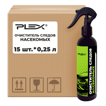 Очиститель следов насекомых и почек PLEX SUPERWASH 250мл*15шт