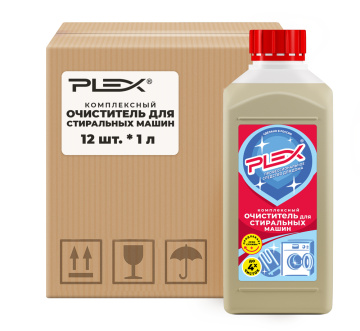 ЭЙСИДКЛИН очиститель для стиральных машин PLEX 1л*12шт