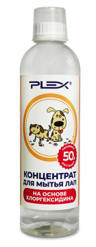 PROTECTION Концентрат для мытья лап домашних животных PLEX 500мл*12шт 