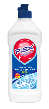 Гель-очиститель жира и нагара PLEX 500мл  флип-топ
