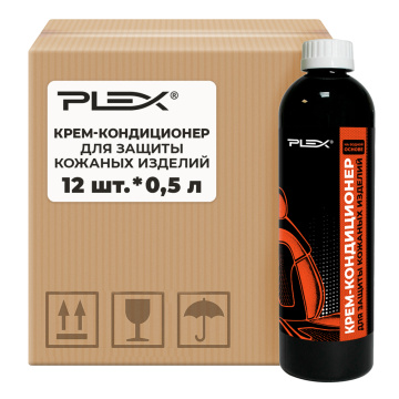 Крем-кондиционер для кожаных изделий PLEX LEDER SPRAY 500 мл x 12 шт