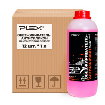 Обезжириватель PLEX ANTIFAT 1 л x 12 шт