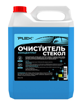 Очиститель-концентрат стекол PLEX ЛЮКС 5 л БЫТ