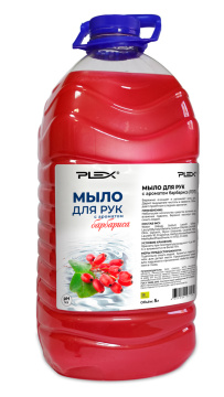 Мыло для рук с ароматом барбариса PLEX 5 л ПЭТ