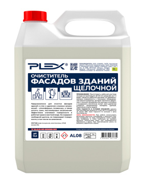 Очиститель фасадов зданий щелочной PLEX 5л  БЫТ