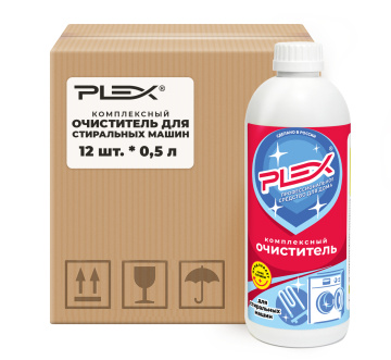 ЭЙСИДКЛИН очиститель для стиральных машин PLEX 500мл*12шт