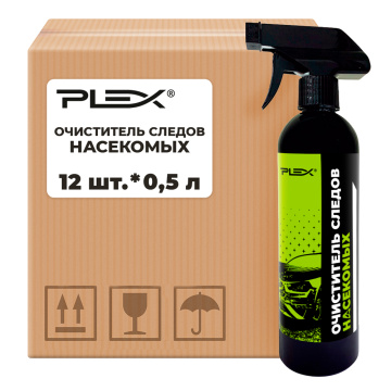 Очиститель следов насекомых и почек PLEX SUPERWASH 500 мл x 12 шт