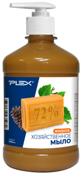Хозяйственное мыло жидкое PLEX 500мл*6шт