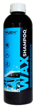 Автошампунь для ручной мойки PLEX WAX SHAMPOO 500 мл