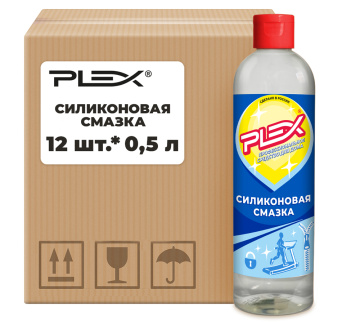 Силиконовая смазка PLEX 500 мл x 12 шт