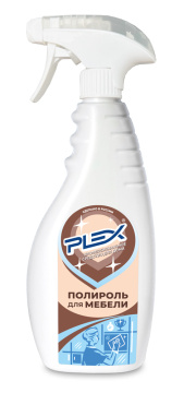 Полироль для мебели PLEX  500мл*15шт