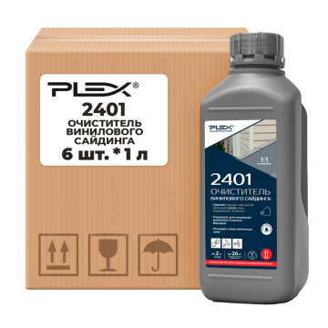 Очиститель винилового сайдинга PLEX 2401 1 л x 6 шт