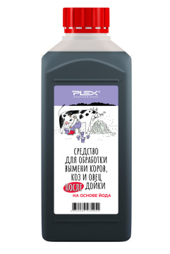 Средство для обработки вымени после дойки PLEX PROTECTION I 2800 1л*12шт