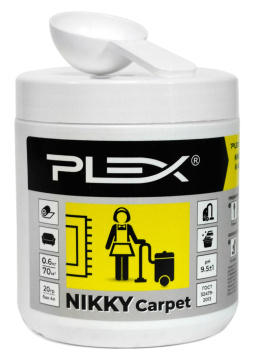 Порошок для чистки ковров и мягкой мебели PLEX NIKKY CARPET 1кг*4шт