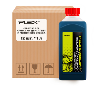 Средство для очистки двигателя и моторного отсека PLEX ANTISTATIC 1л*12шт