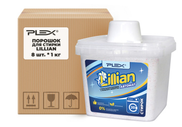Порошок для стирки PLEX LILLIAN Автомат 1 кг x 8 шт