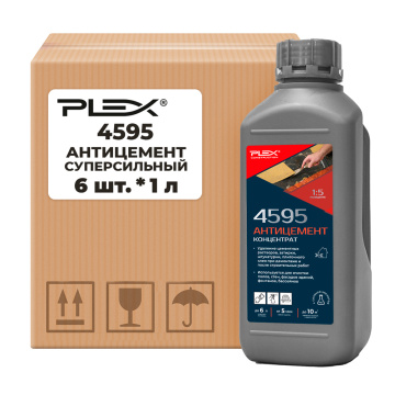 Антицемент Суперсильный PLEX 4595 1 л x 6 шт