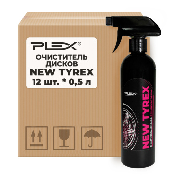 Очиститель дисков PLEX NEW TYREX 500 мл x 12 шт