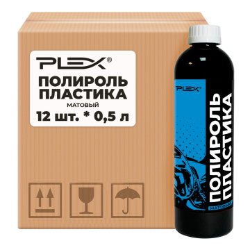 Очиститель - полироль пластика PLEX LCSE 500мл*12шт