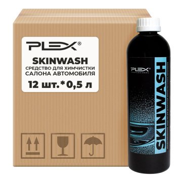 Средство для химчистки салона автомобиля PLEX SKINWASH 500 мл x 12 шт